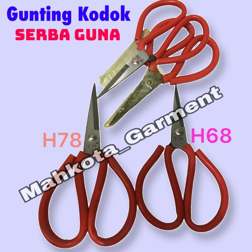 

Gunting Kodok Baja H78 & H68 – Gunting Tajam Serbaguna untuk Kain, Kertas, Plastik & Seng