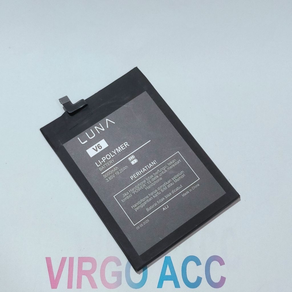 Baterai Batre Luna V6 V 6 V-6 RAM 6GB ROM 128GB Battery Batrai Hp