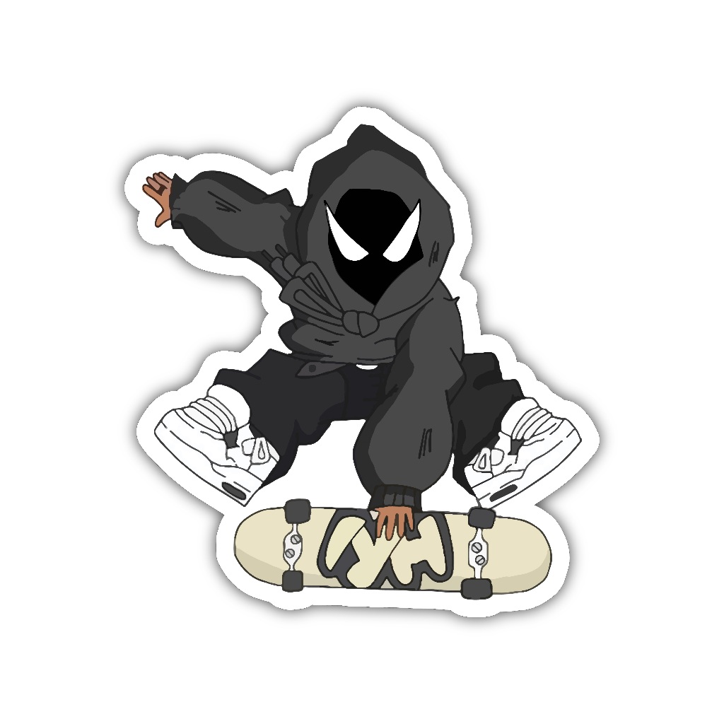 

ZV004 sticker karakter kartun anime aesthetic, stiker vinyl satuan