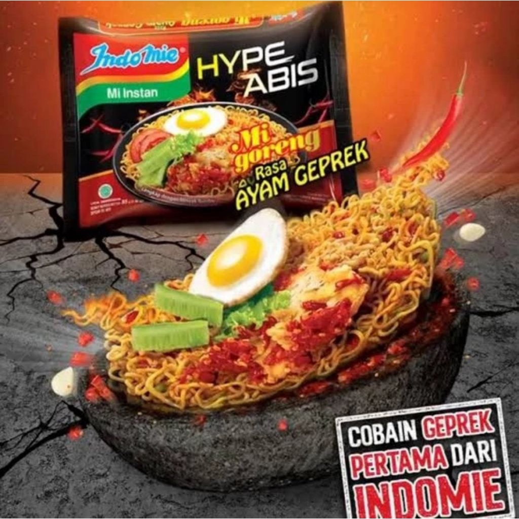 

[ 4 BUNGKUS ] Indomie | Indo Mie | Mi Instan | Ayam Geprek | Mie Instan rasa Seblak | Mi Kuah