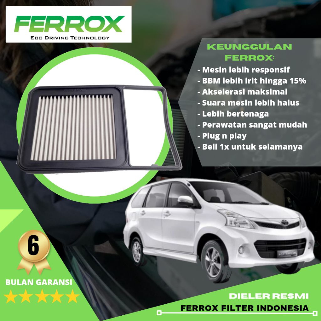 FERROX Filter Udara Toyota Avanza & Rush