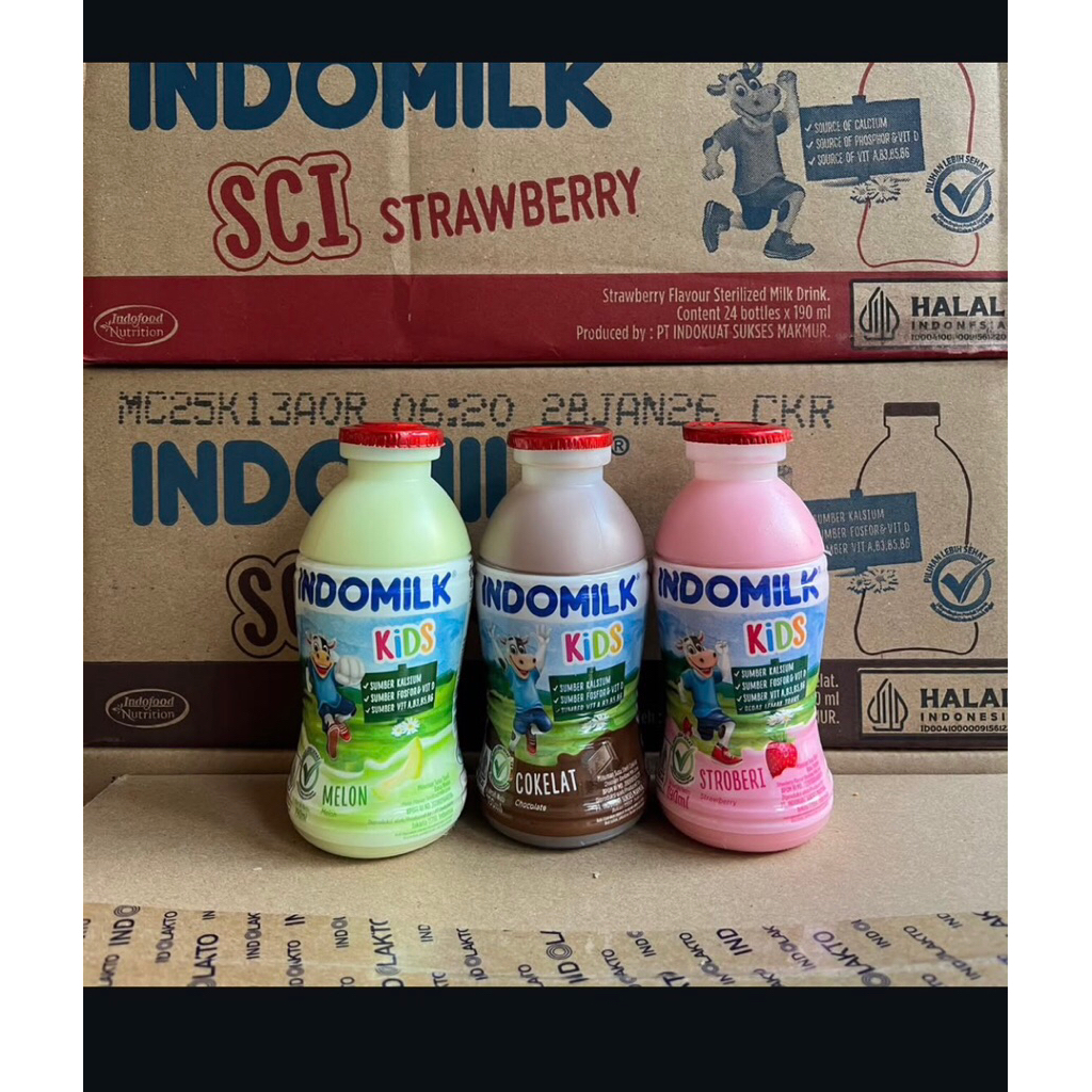 

INDOMILK KIDS BOTOL KARTONAN (isi 24) exp 2026