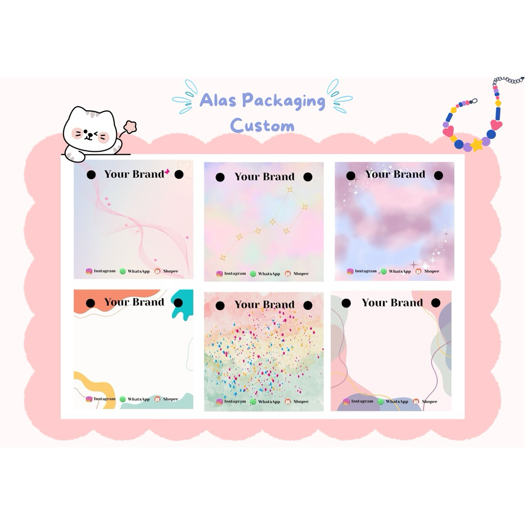 

Alas Packaging Custom Estetik | Alas Kertas Art Papper | Alas Packing