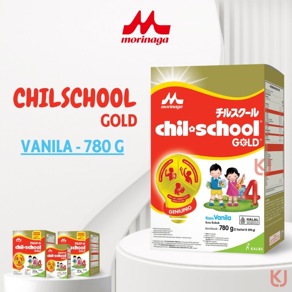 

MORINAGA CHIL SCHOOL CHILSCHOOL CHIL-SCHOOL GOLD GENIUPRO | VANILA 780 G | SUSU ANAK 3-12 TAHUN
