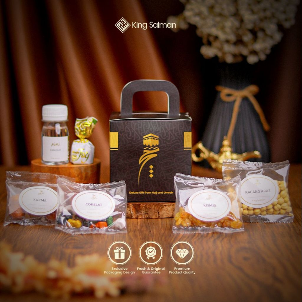

King Salman - Oleh-Oleh Haji & Umroh SHAFA Black - Gable Box