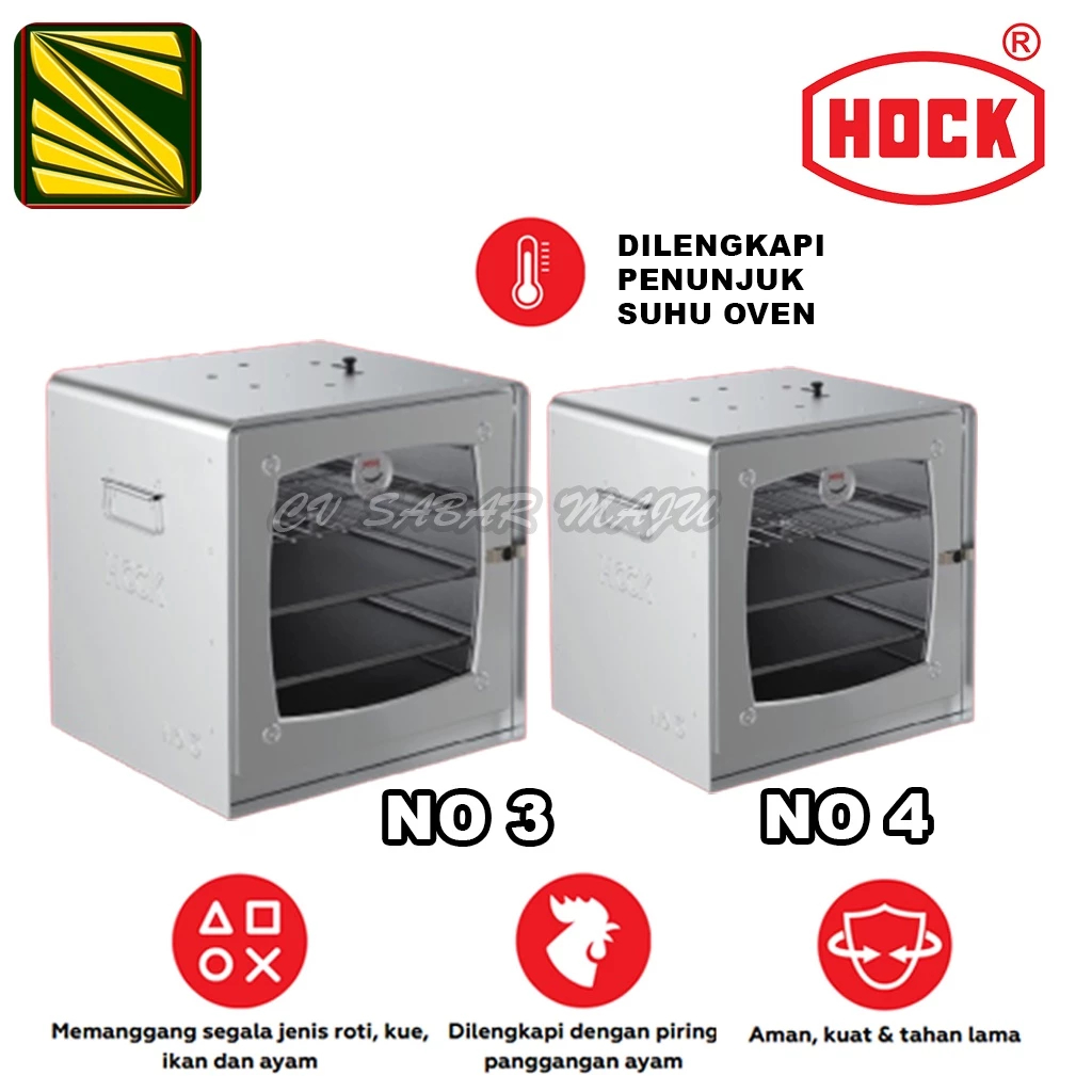 HOCK Oven Kompor No 2, 3 dan No4 Model Hawa