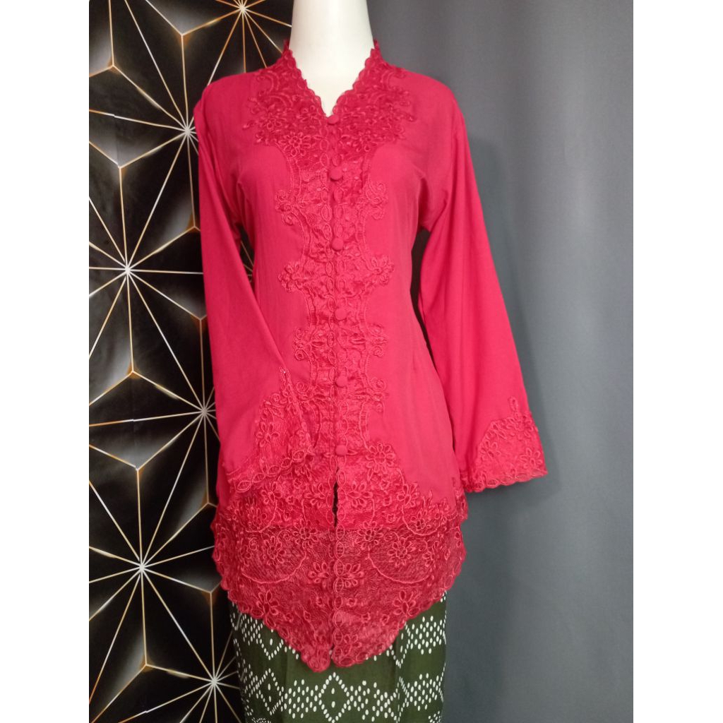Kebaya Encim Modern-Kebaya Encim-Kebaya Encim Betawi-Kebaya Elegan Premium-Kebaya  Encim Ld 120
