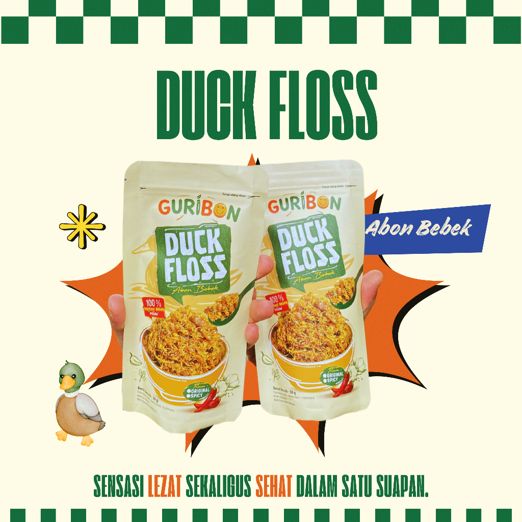 

Abon Bebek 50g - Duck Floss - Original & Spicy