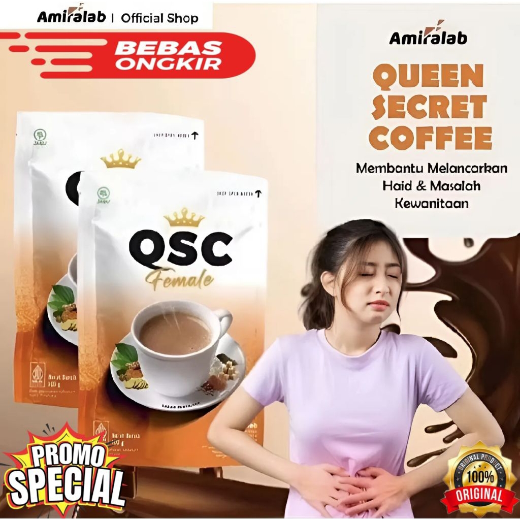 

[Original] 100Gram QSC Minuman Kopi Herbal Untuk Masalah Kewanitaan - Bisa Untuk Melancarkan Datang Bulan BPOM Halal