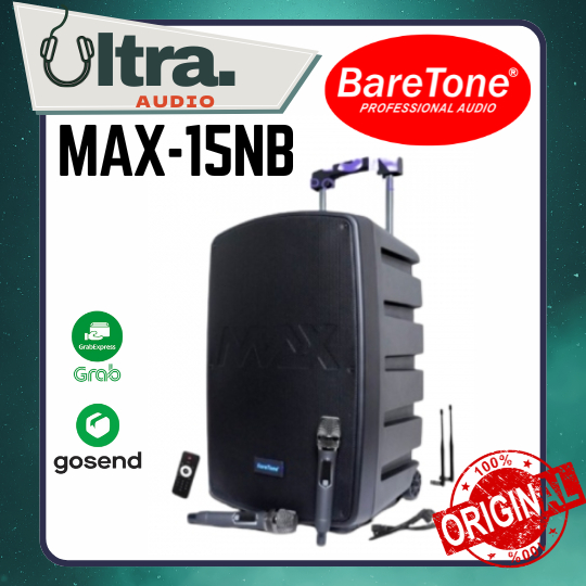 BARETONE MAX15NB / MAX 15 NB / MAX15 NB SPEAKER PORTABLE ORIGINAL BARETONE