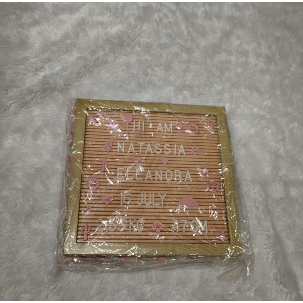 

papan nama letter board