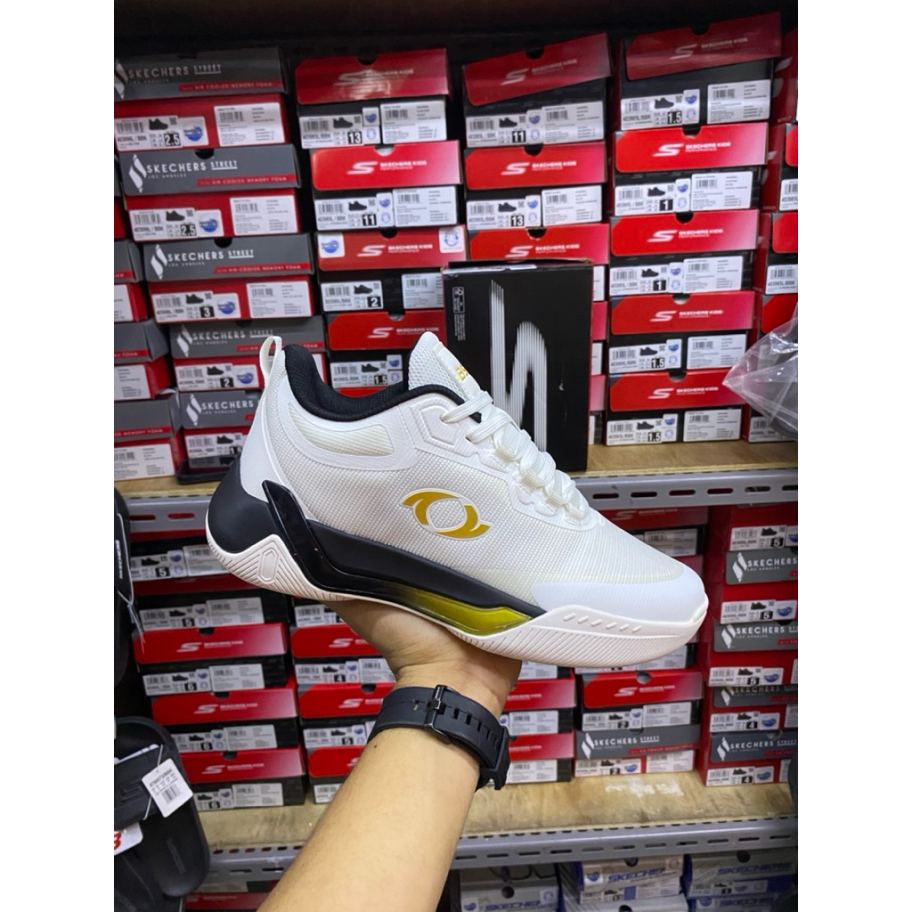 sepatu basket pria astec original / astec loundgren mens basketball shoes -white