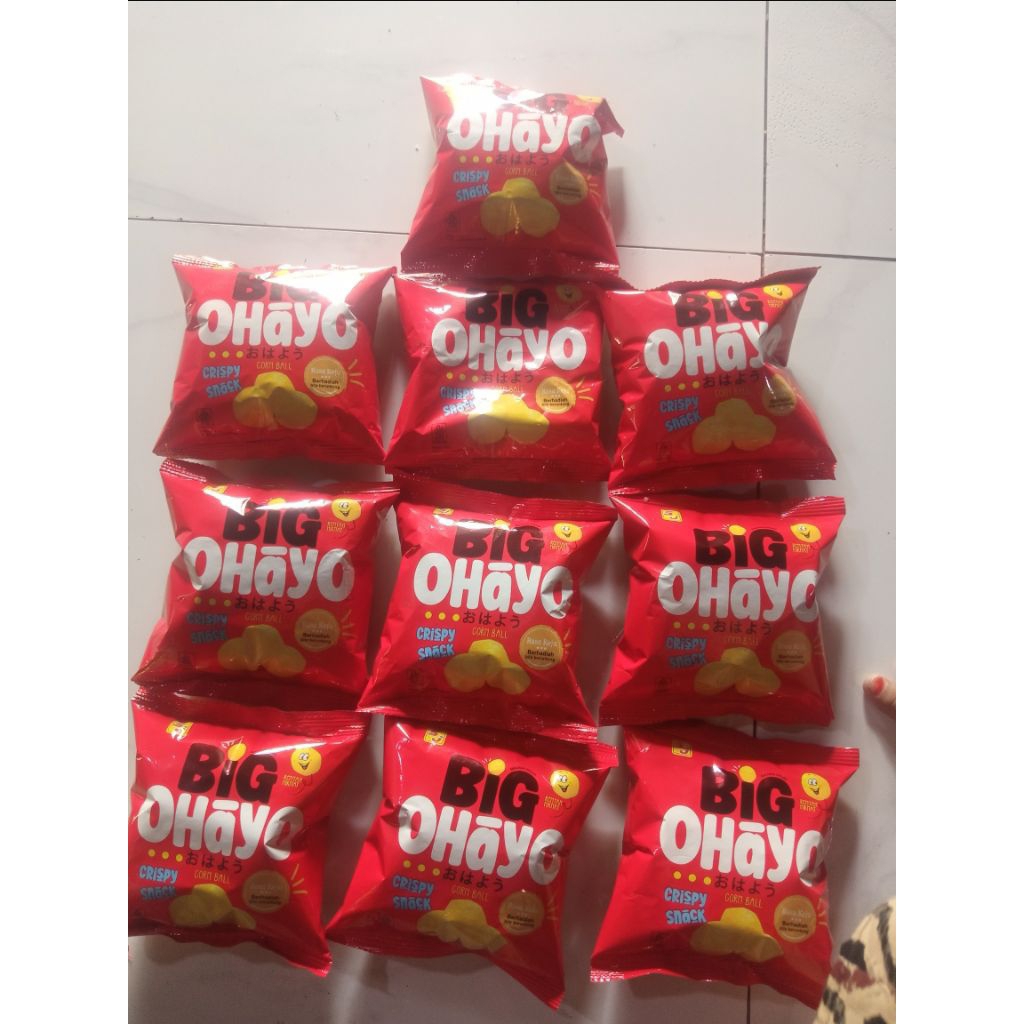 

Jajan Berhadiah uang Big Ohayo isi 10 pcs
