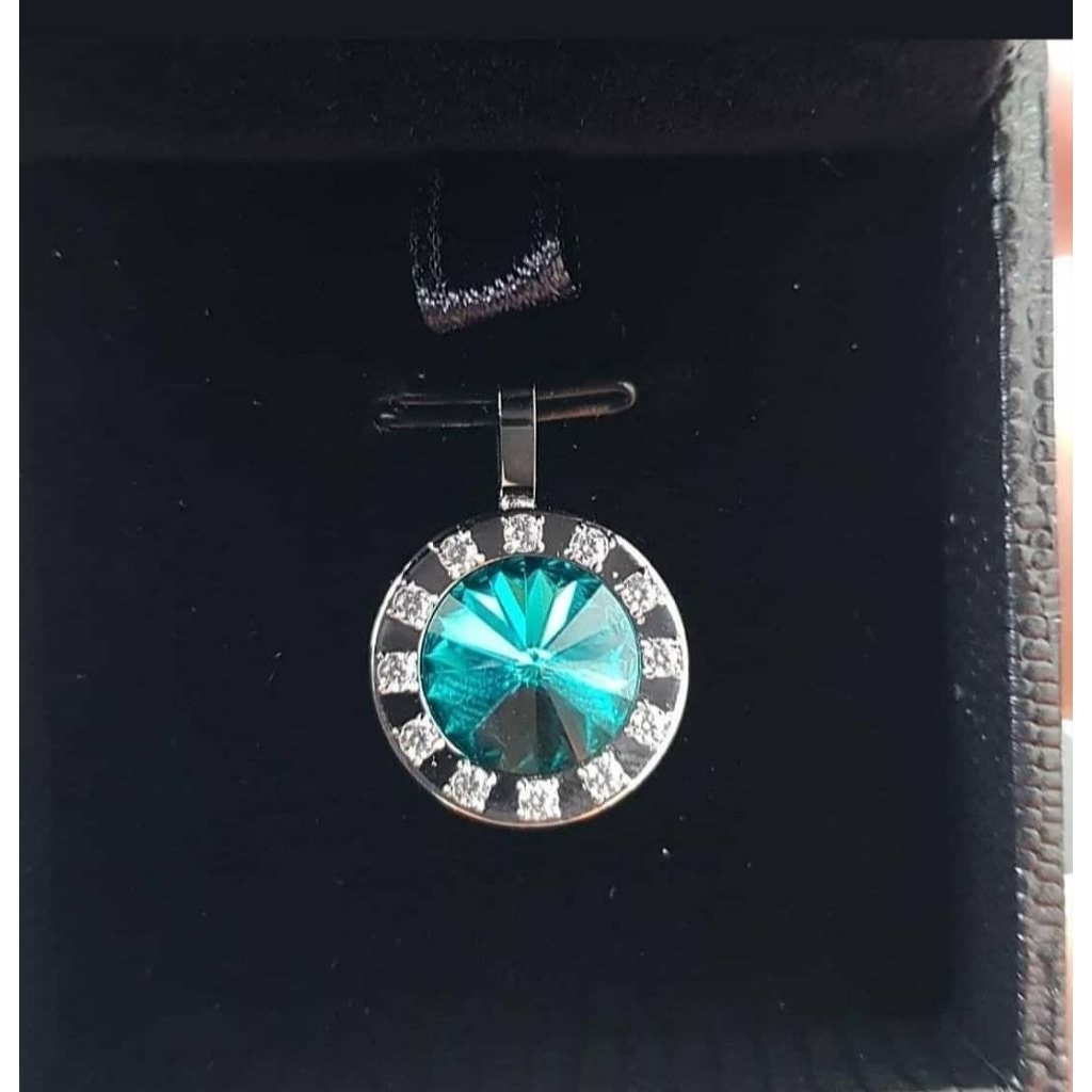 KK liforce Emerald Crystal - Kalung Kesehatan Wanita | Alat Terapi Kesehatan Energy Skalar Murni