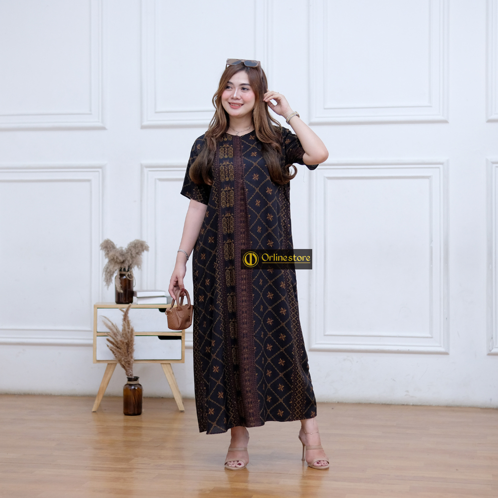 BEST DEALS TERBARU Daster Panjang Lengan Pendek Daster Jumbo Panjang Lengan Pendek