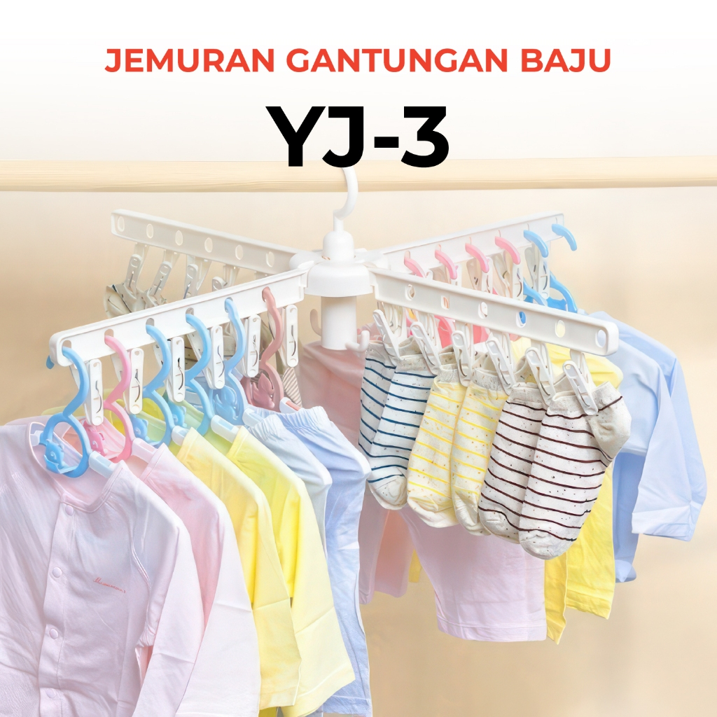 Gantungan Baju Bayi - Jepitan Baju Jemuran - Jemuran Pakaian Dalam - Jepitan Jemuran Baju