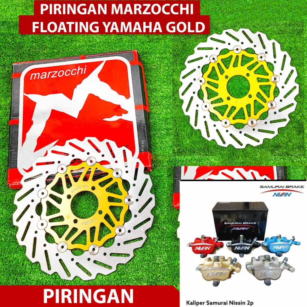 Piringan Cakram  Jupiter Z Vega ZR Fizr Floating Marzocchi Lubang 4 300 mm Yamaha