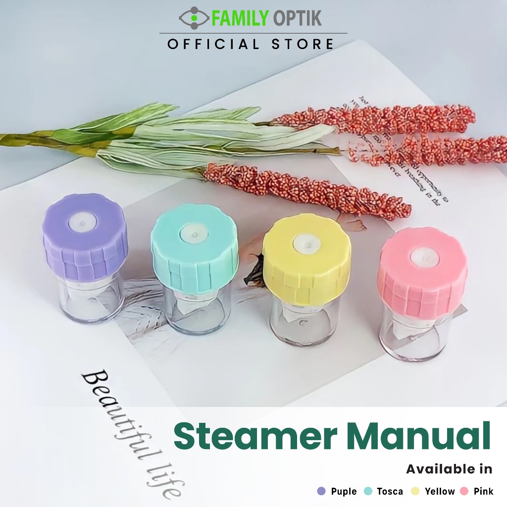 Steamer Manual Alat Pencuci Softlens / Pembersih Soflens Manual Soft Lens Soflents Soplen Soplens