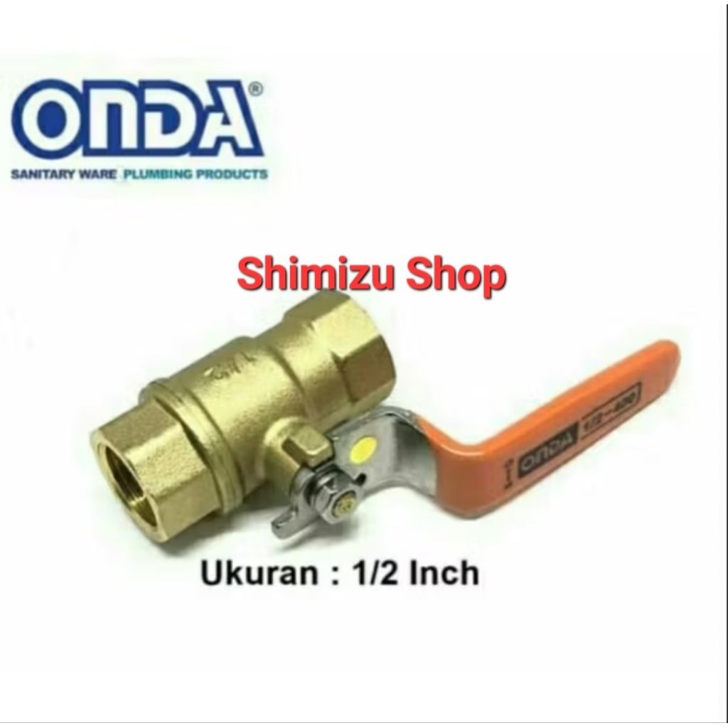 Stop Kran Onda 1/2" / Ballvalve Onda 1/2 inch