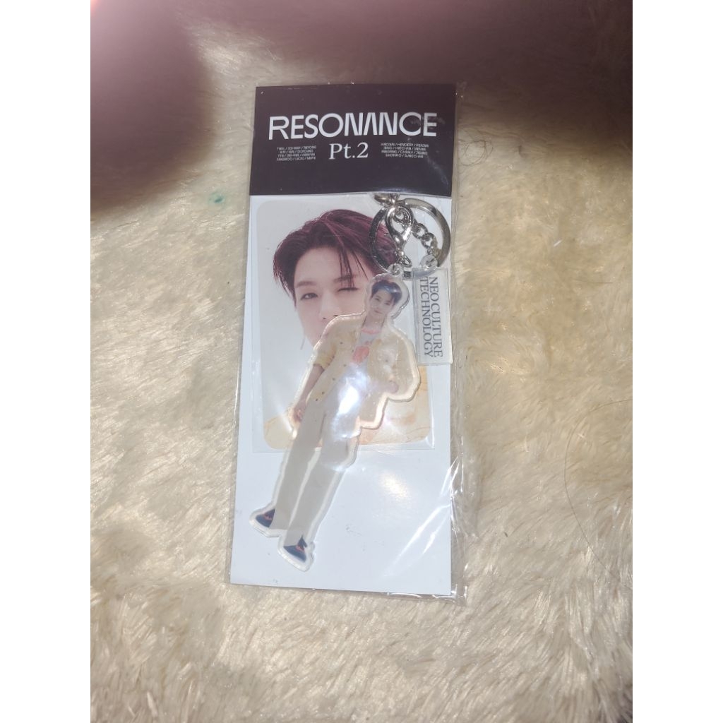 jeno nct dream acrylisc keyring + photocard set resonance pt.2