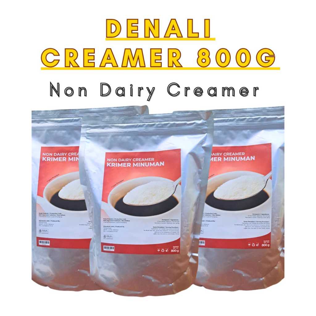 

Krimer Denali Creamer - Premium Bubuk Krimer untuk Minuman 800g