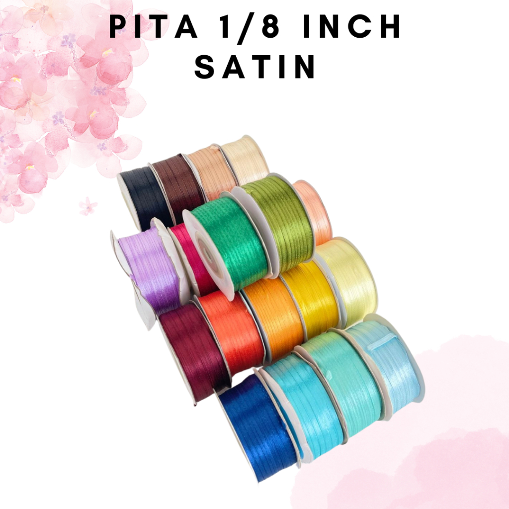 

Pita Satin 1/8 inch [0,3cm//75yard]