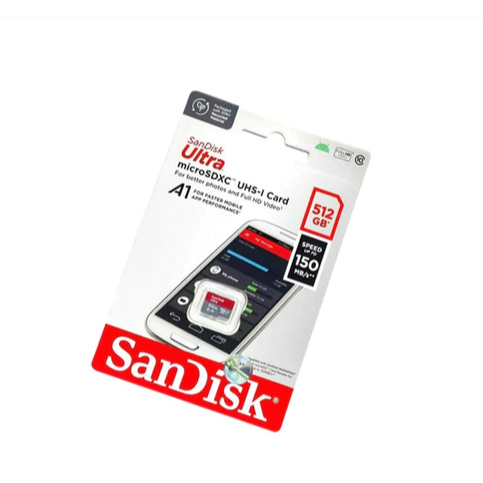 MICROSDXC SANDISK ULTRA 512GB 150MB/S CLASS 10 UHS-1 A1 SDSQUAC-512G ORIGINAL GARANSI RESMI