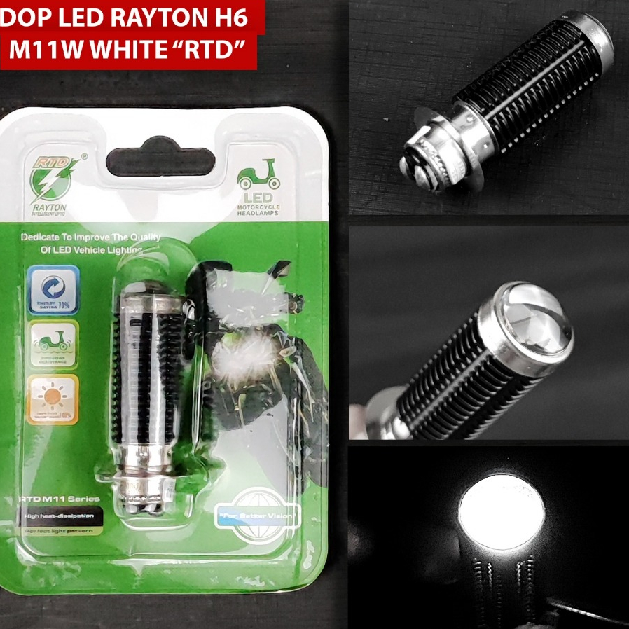LAMPU LED MOTOR H6 BEBEK FOKUS BOHLAMRTD M11W BEAT VARIO SCOOPY VEGA SUPRA JUPITER