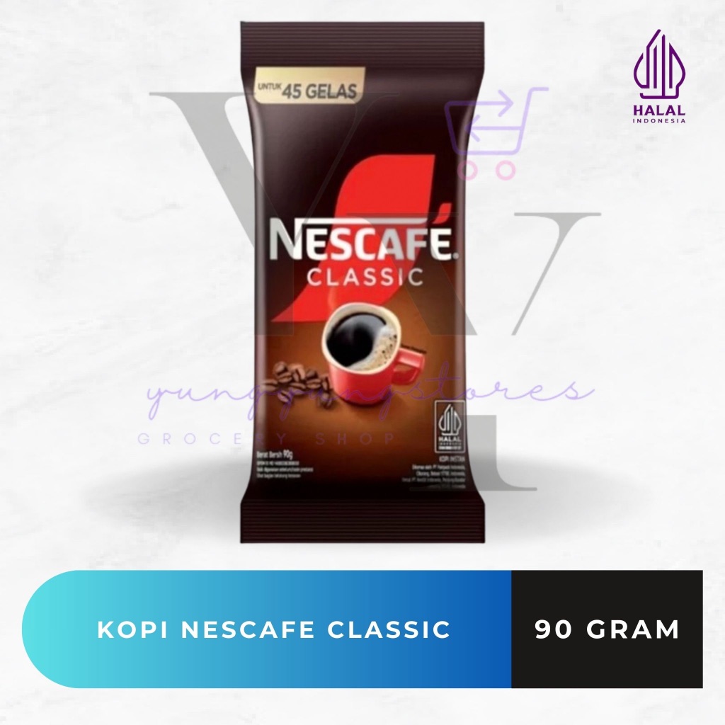 

Nescafe Classic Kopi Hitam Bubuk Instant 90 gram