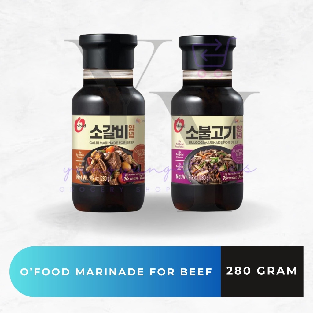 

[KECIL] O'Food Bulgogi / Galbi Marinade for Beef / Saus Barbeque BBQ 280 gram