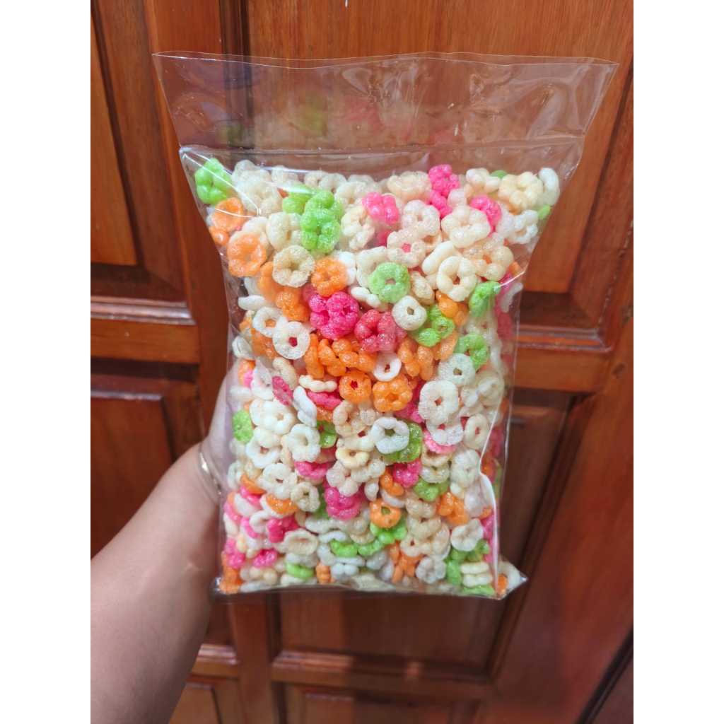 

kerupuk melati - kerupuk kembang warna warni gurih