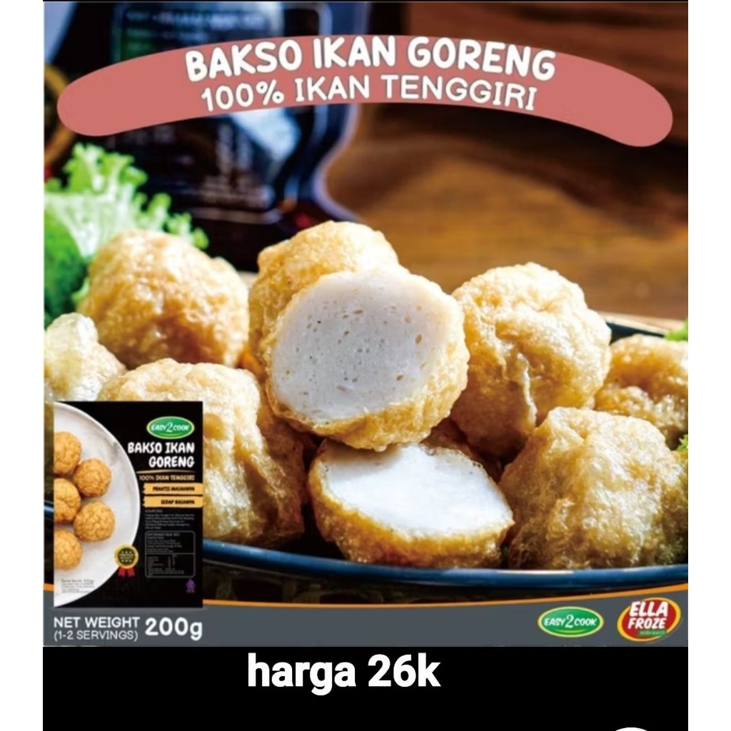 

Bakso ikan goreng