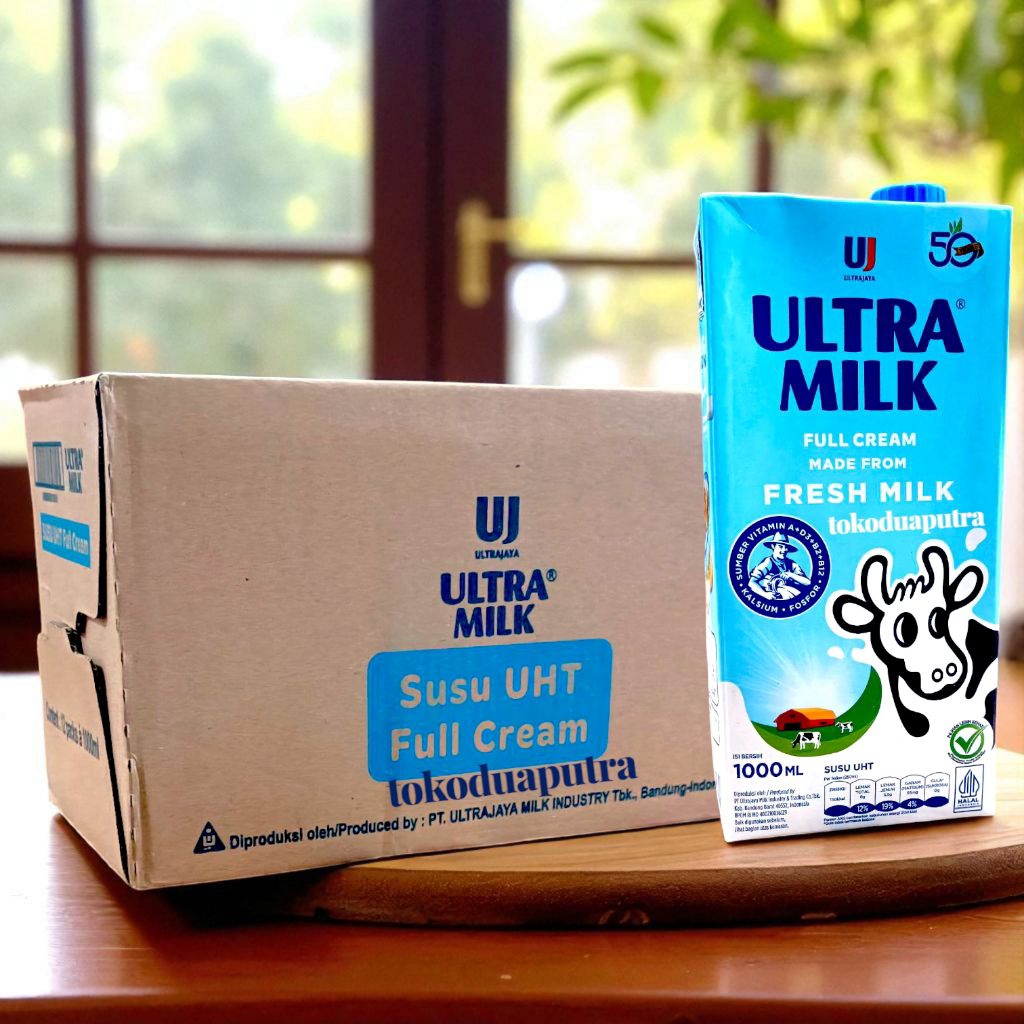 

Susu Ultra UHT Milk Plain 1L (33,8 fl.oz) 1 dus*12 psc