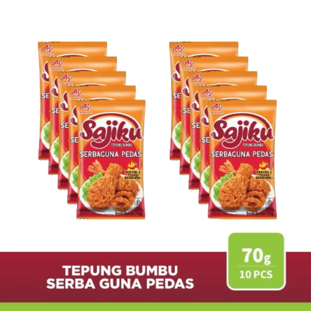 

Sajiku® Tepung Bumbu Pedas Sachet 70g 1 Renteng
