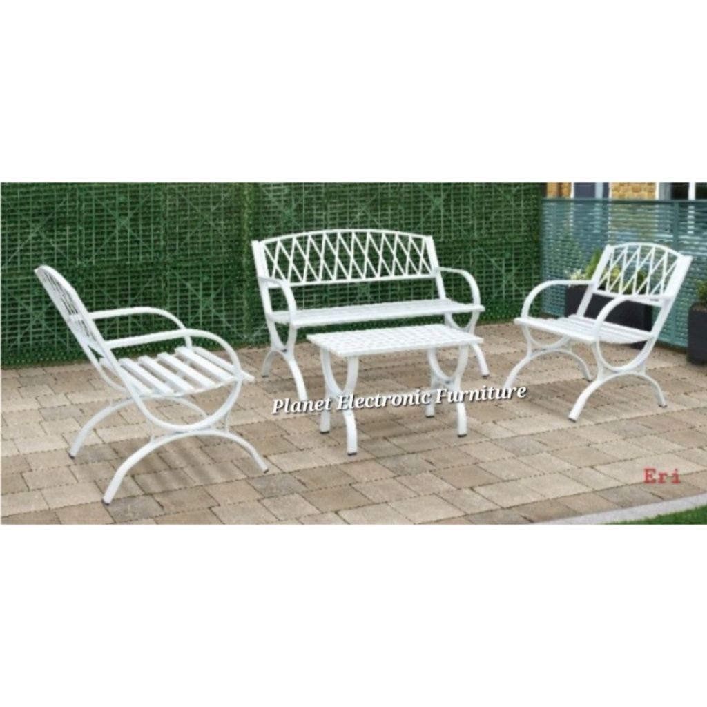 Kursi Taman plat besi kursi outdoor kursi teras bangku teras bangku outdoor