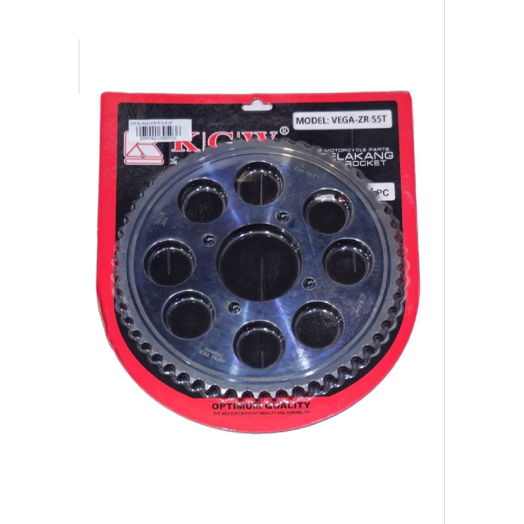 GIR GEAR BELAKANG KGW TITANIUM 55 T 428 VEGA ZR - JUPITER Z NEW ROBOT-VEGA