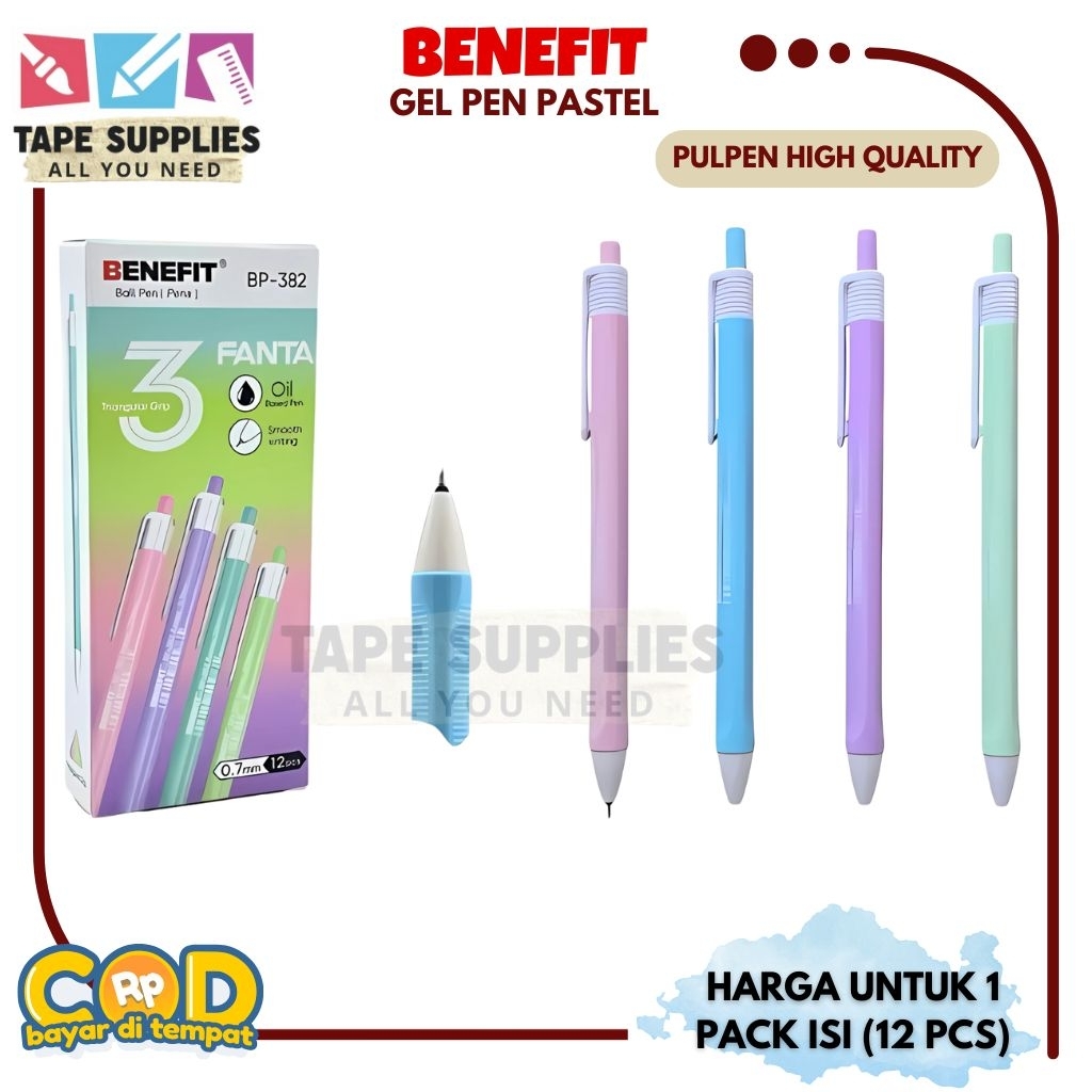 

(12 pcs) Ready cod!!! PULPEN BENEFIT - 382 Ball Pen