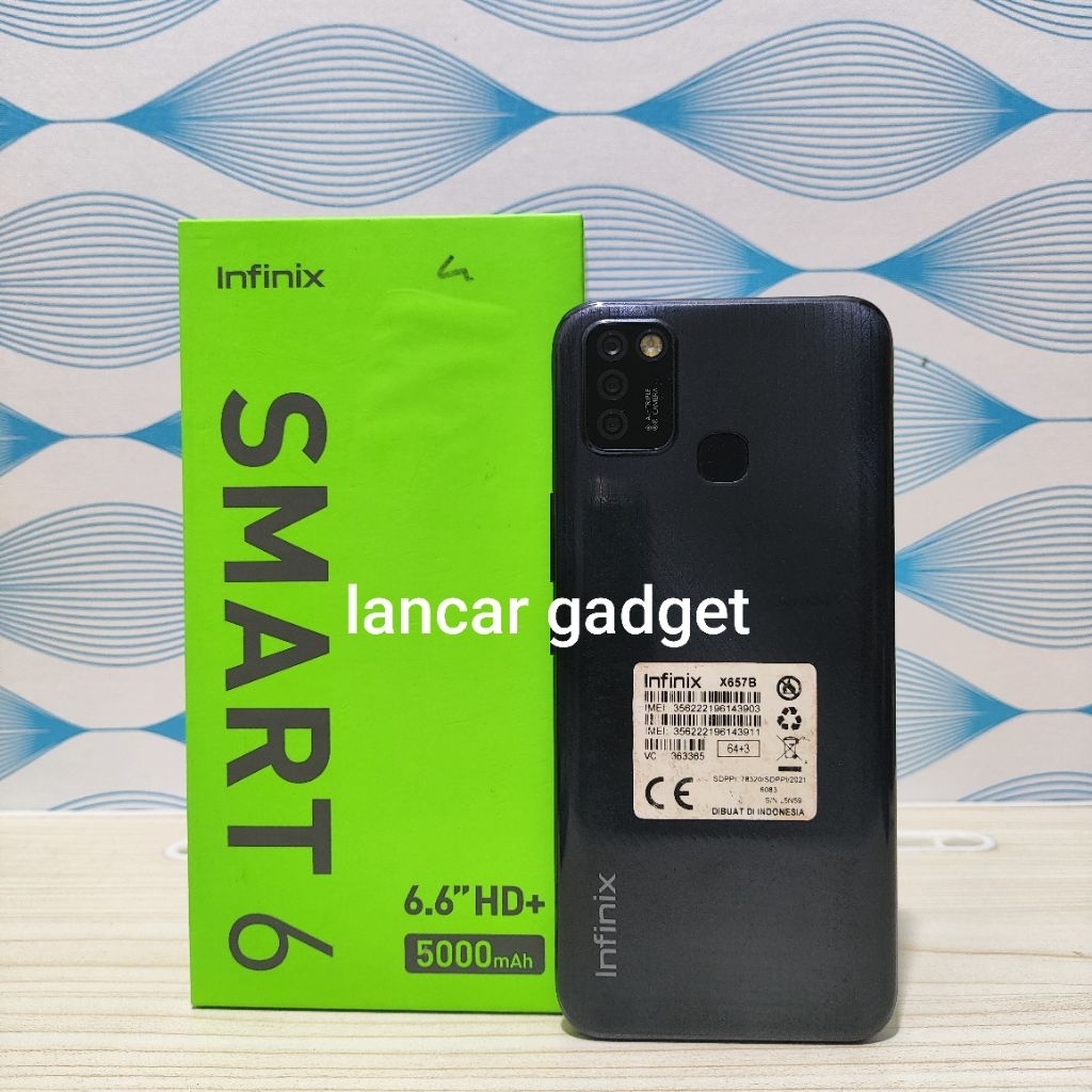 INFINIX SMART 6 2/32 & 3/64GB SECOND