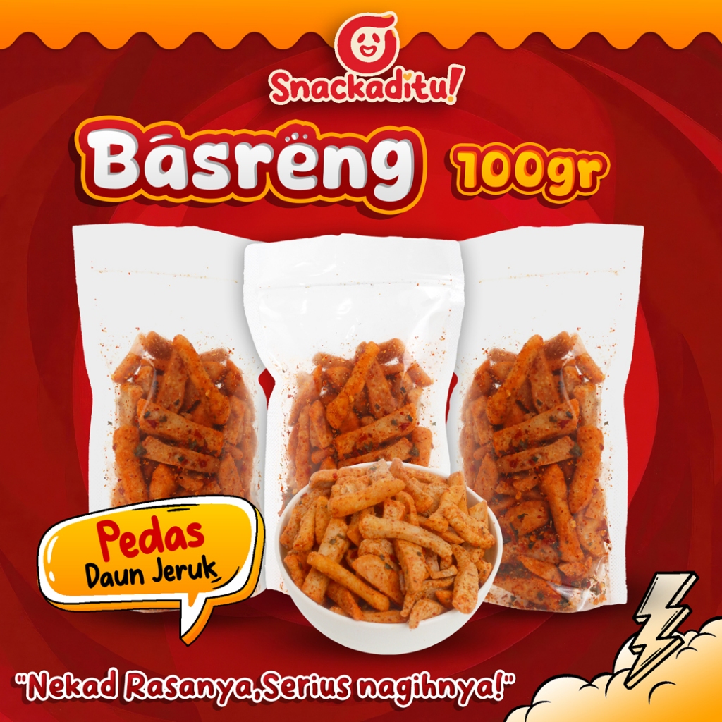 

Basreng Pedas Daun Jeruk 100gr Renyah Gurih Rasa Tidak Seperti Kerupuk Halal Snackaditu