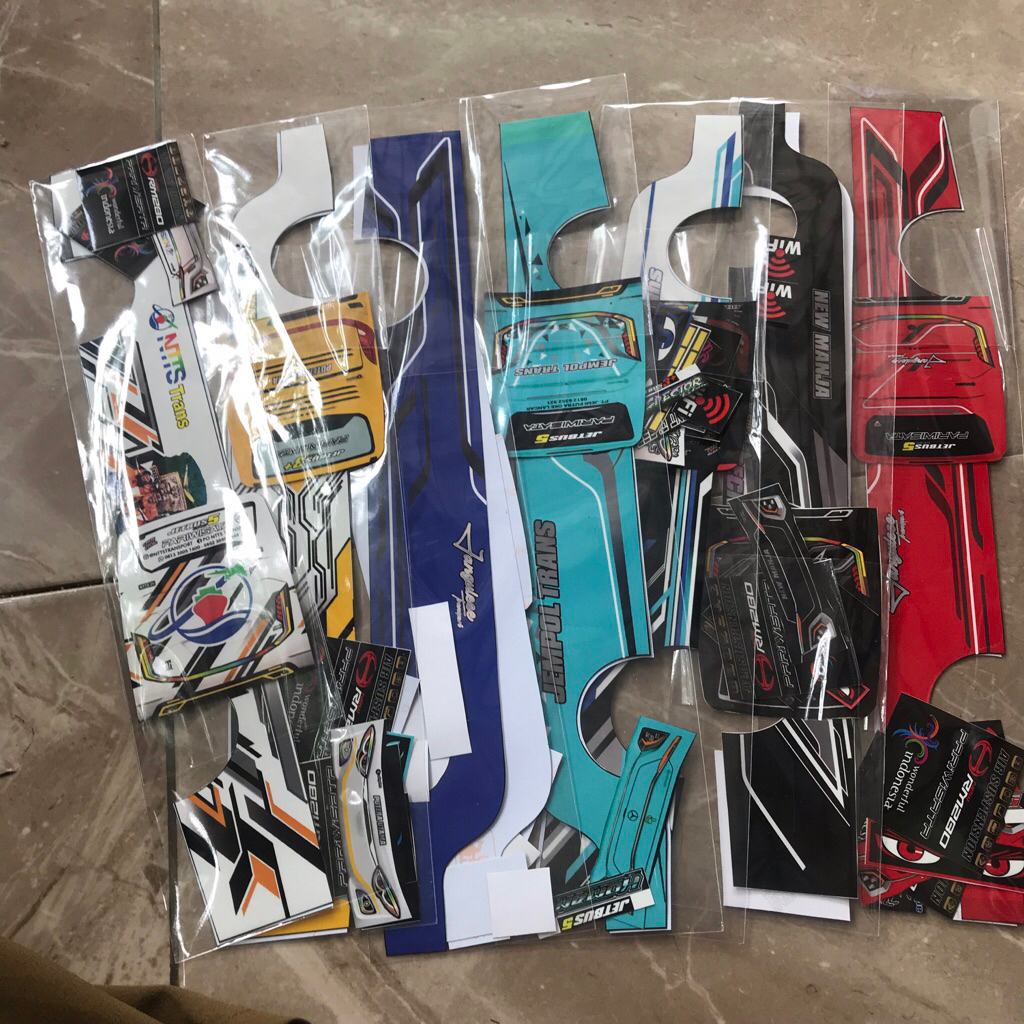 sticker livery miniatur bus fulbody