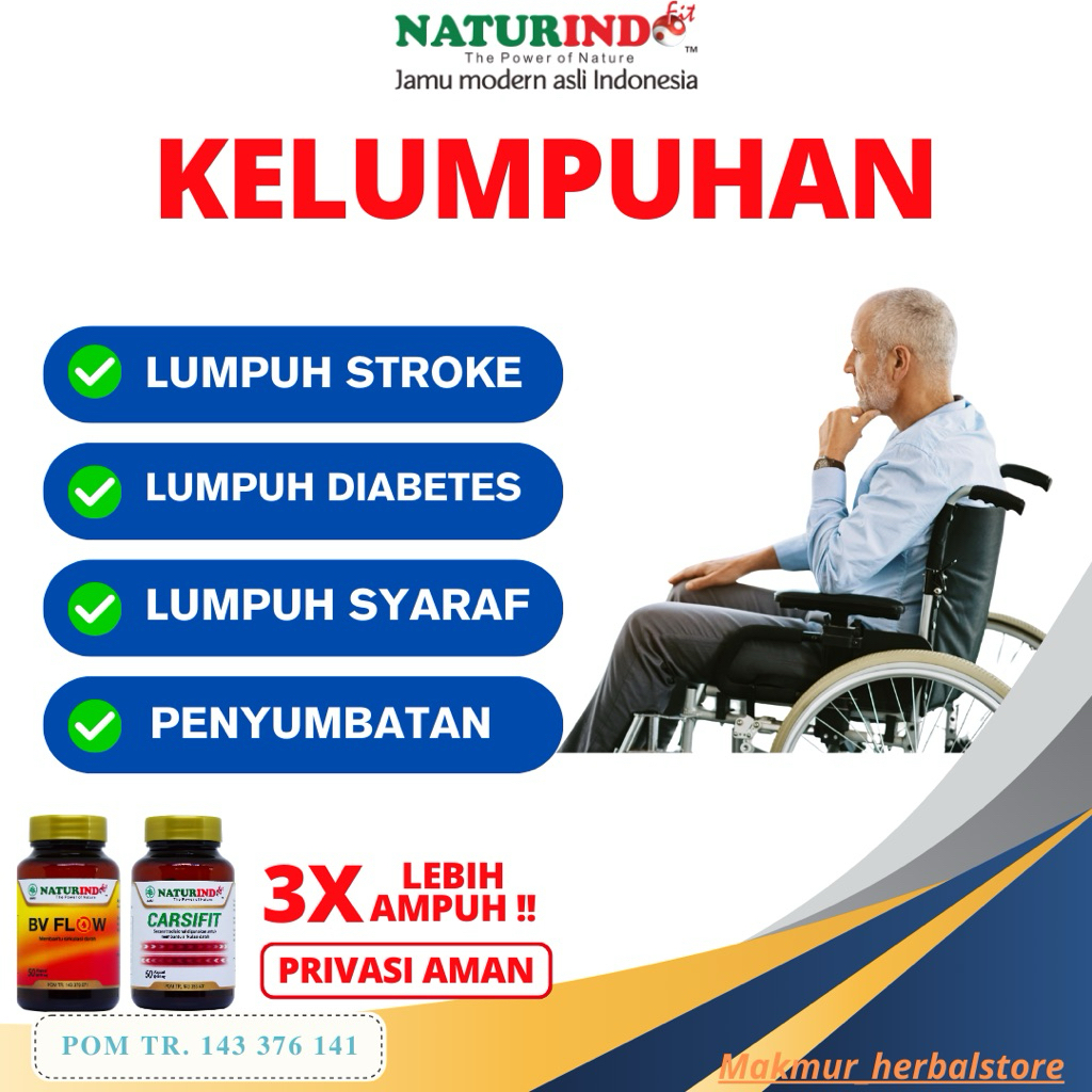 OBAT HERBAL LUMPUH KELUMPUHAN SUSAH GERAK TUBUH BADAN KAKU AMPUH
