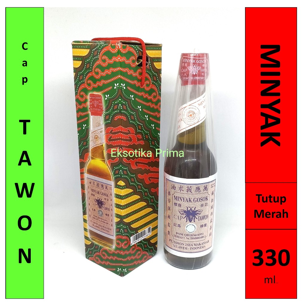 Minyak Gosok cap Tawon 330 Ml Asli Makassar