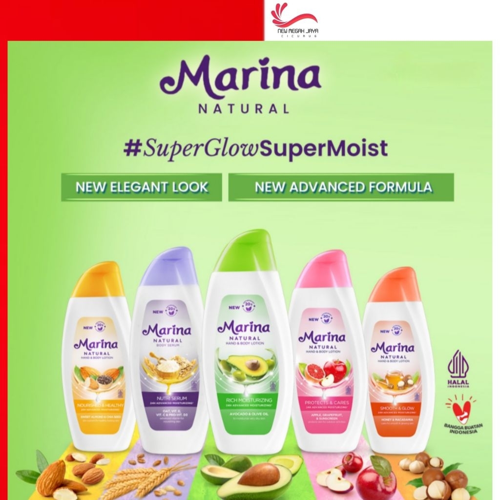 Marina Hand & Body Lotion Natural 150ml