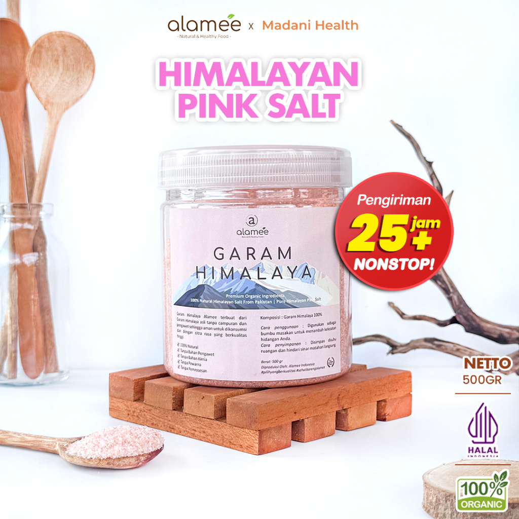

Garam Himalaya 500 G Pink Himalayan Sea Salt Pakistan madani health