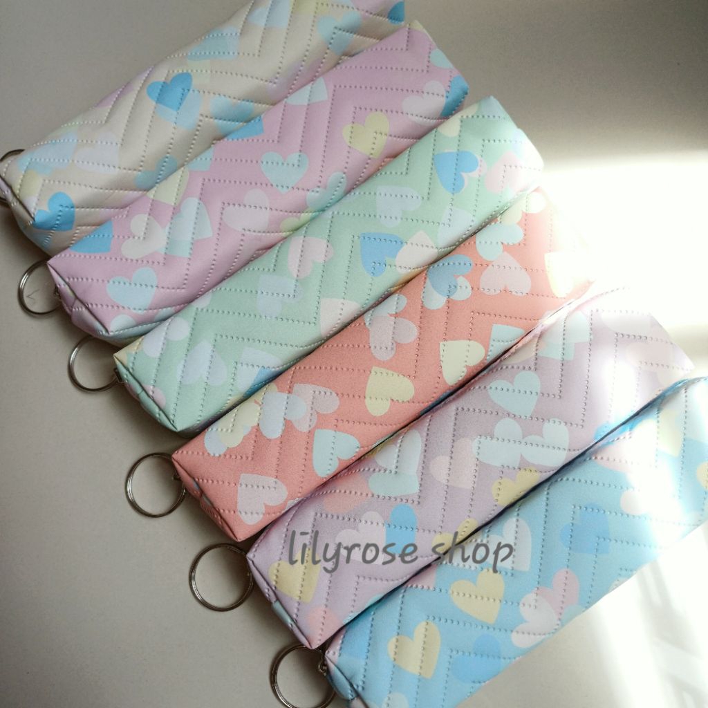 

Kotak pensil case kulit pu LOVE TPL0007