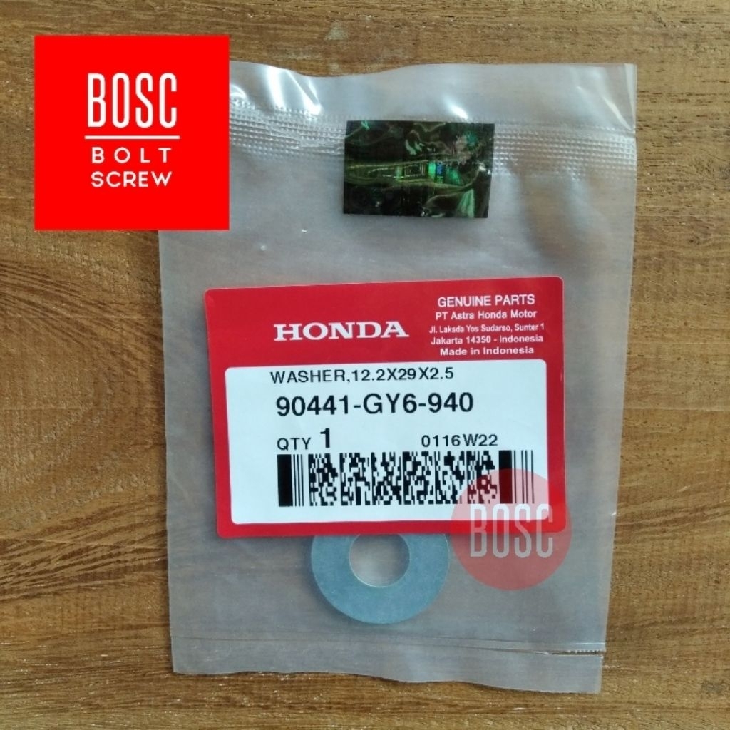 Ring 12.2 mm Mangkok Ganda CVT Belakang Vario Beat Scoopy ADV PCX 90441GY6940 AHM