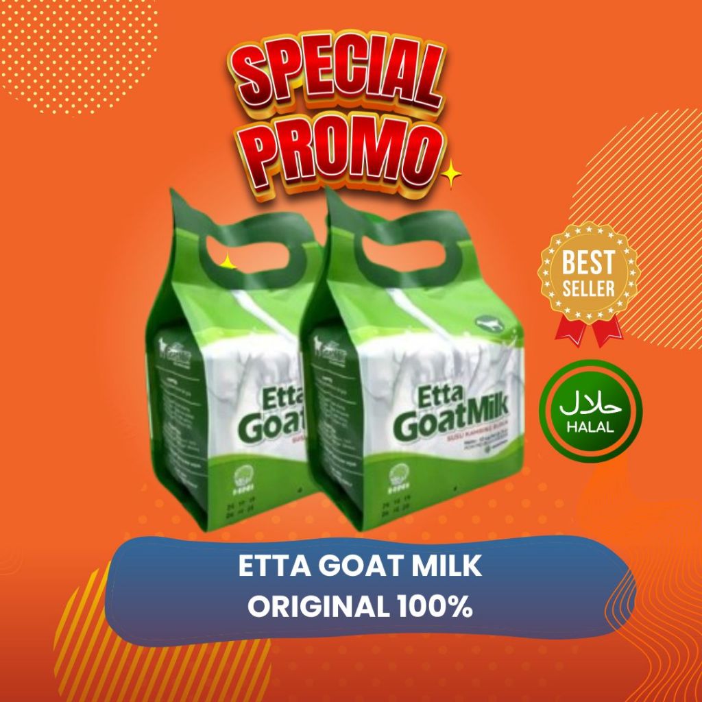 

Susu Kambing Etawa Etta Goatmilk 200gr Asli Aman untuk Ibu Hamil & Menyusui