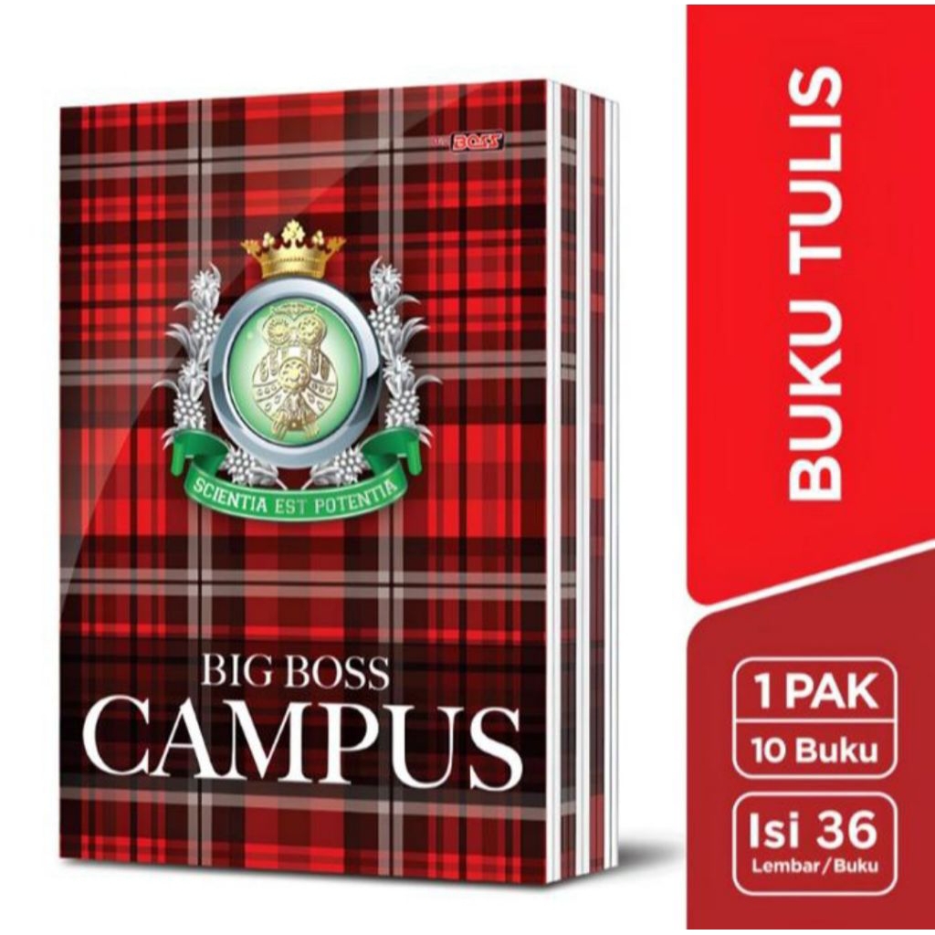

Buku Tulis Campus 36 lembar/Buku Campus Boxy Panjang Ukuran Big Boss