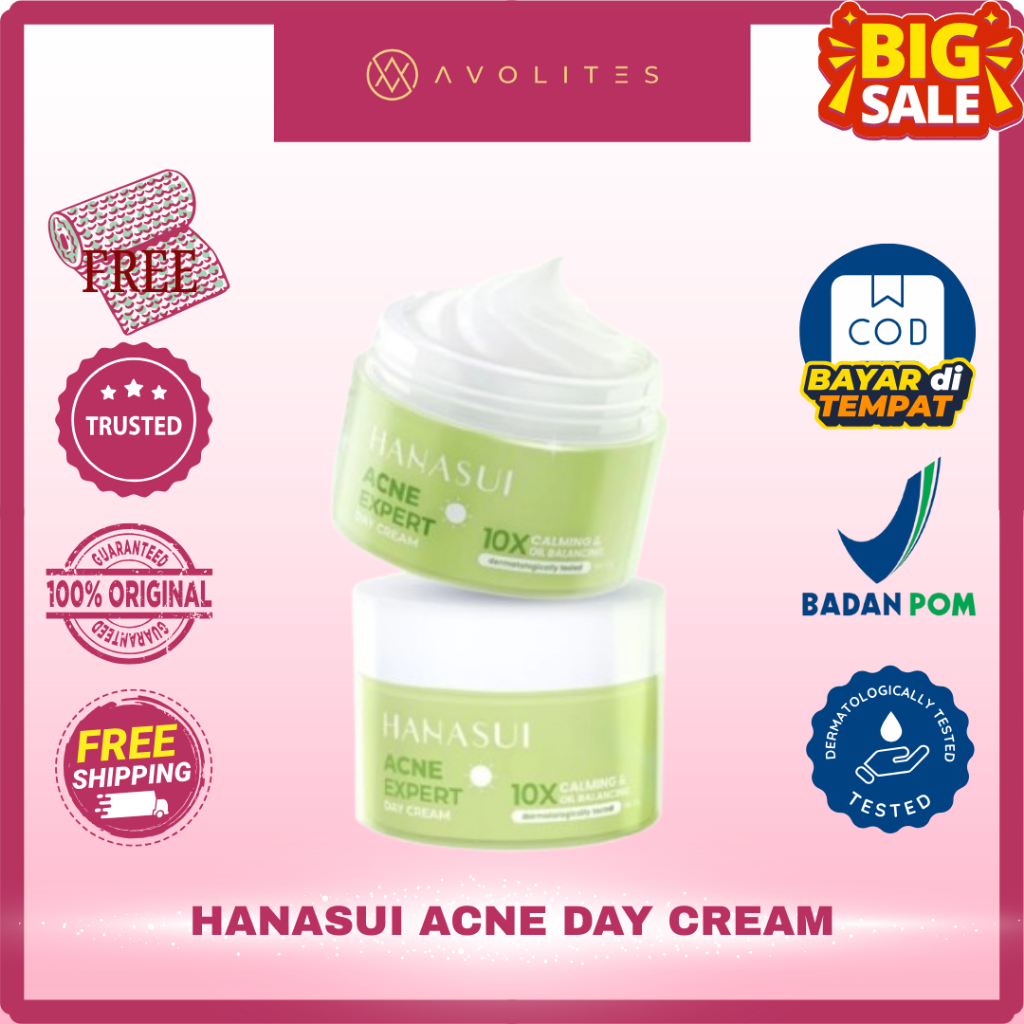Hanasui Acne Treatment Day Cream / Hanasui Acne Day