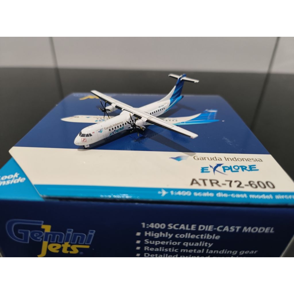 Diecast Garuda Indonesia ATR-72-600 GAA eXplore Indonesia Gemini Jets 1:400